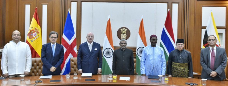 president ram nath kovind accepted credentials from ambassadors/high commissioners