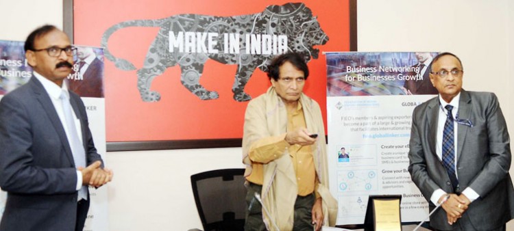 suresh prabhakar prabhu launching the fieo global linker