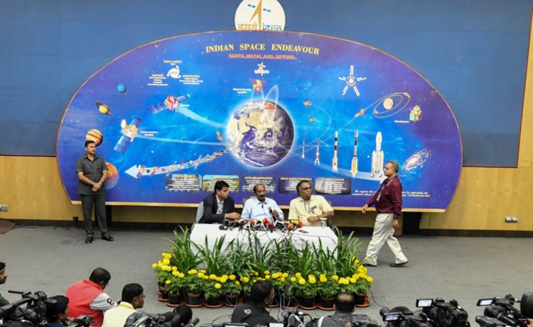 correspondent conference held at isro hq in bangalore
