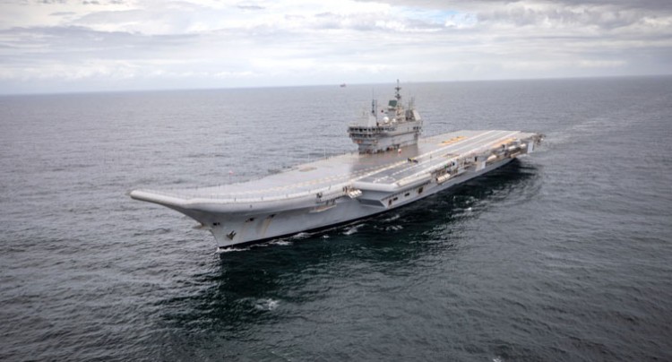 first voyage of aircraft carrier 'vikrant'