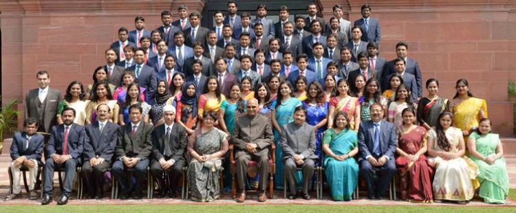 ram nath kovind with the general duty medical officers