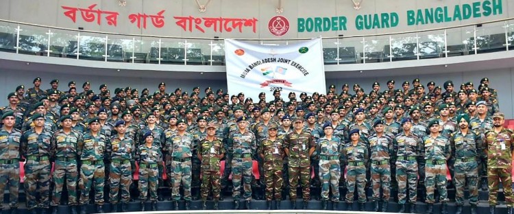 indo-bangladesh joint military exercise begins