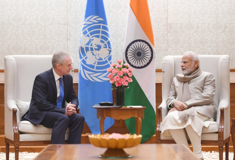 the president of the united nations general assembly met pm modi