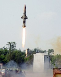 prithvi-II missile