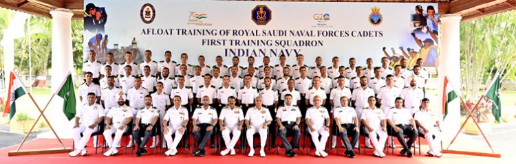 saudi cadets training in the indian navy
