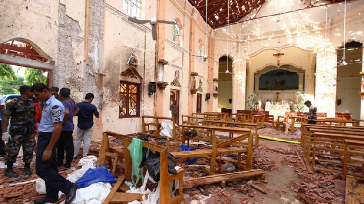 terrorist bombings in sri lanka