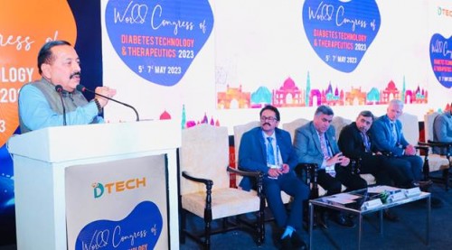 dr jitendra singh spoke at the diabetes technology and therapeutics world congress