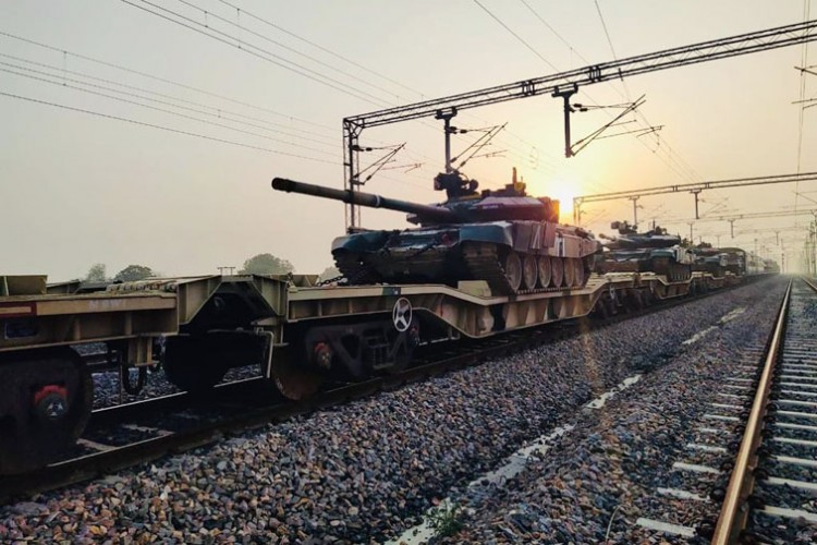 successful trial of military train on dedicated freight corridor