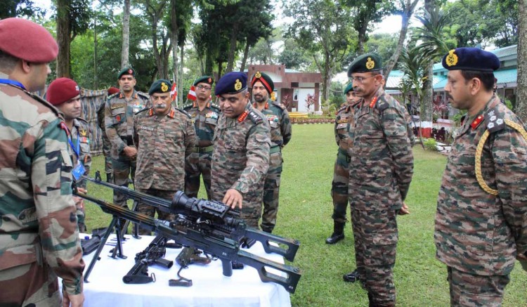 army chief saw the preparations of the armed forces