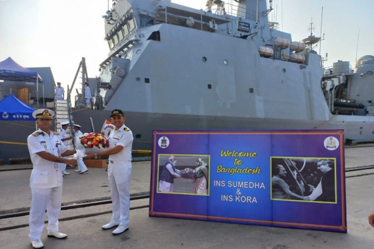 indo-bangla naval exercise 'bongosagar'