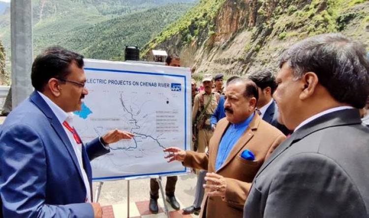 mos witnesses progress of hydropower projects in jammu-kashmir