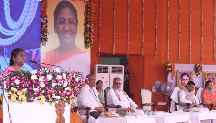 president addressed the foundation day celebration of jnanaprabha mission