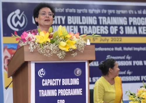 one day capacity building training for women traders of manipur
