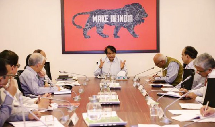 suresh prabhu, discuss the role of districts in the economic development