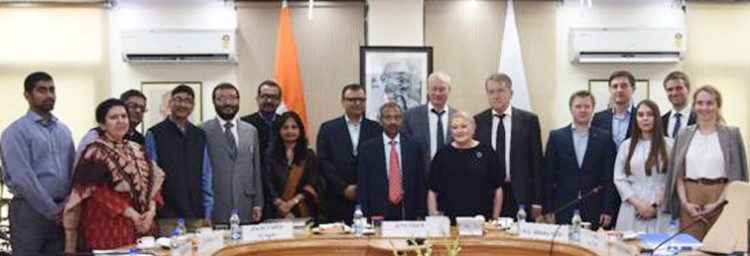 russia's mass and media deputy minister meet with amit khare