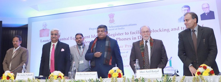 launch of 'central device identification register system' to detect lost mobile phones