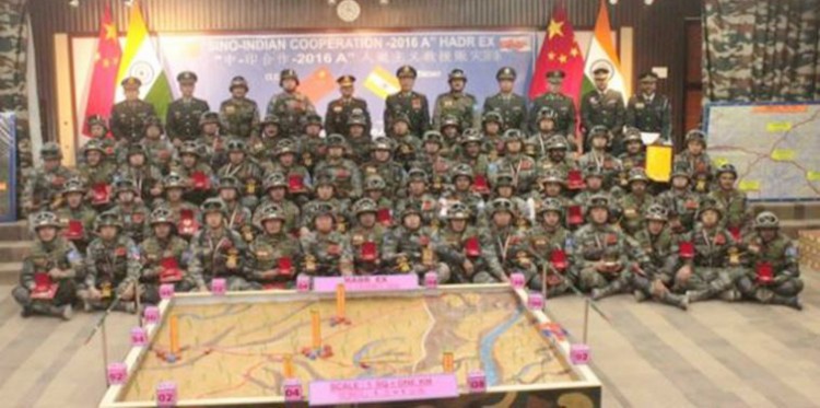 india-china military exercises in disaster relief