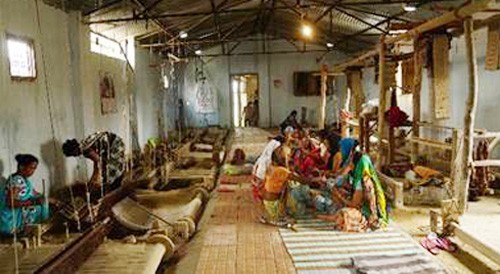 women associated with tharu handloom domestic industry prospered