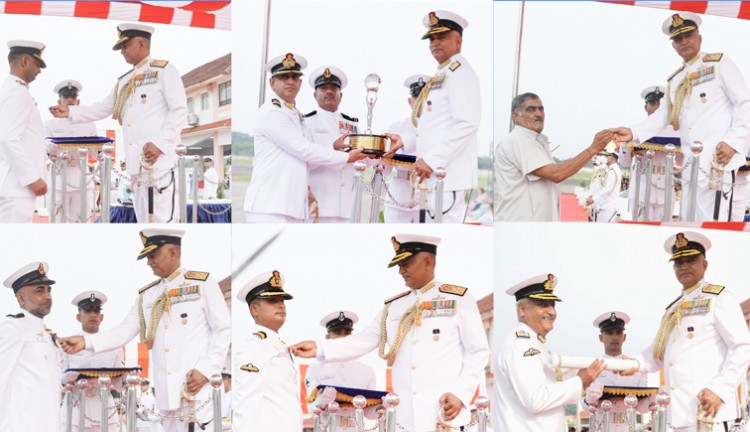 the decorations were presented to the naval personnel