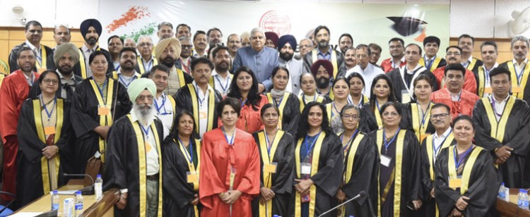 panjab university's 70th annual convocation