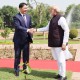 मंगोलियाई राष्ट्रपति और मोदी की गर्मजोशीभरी भेंट