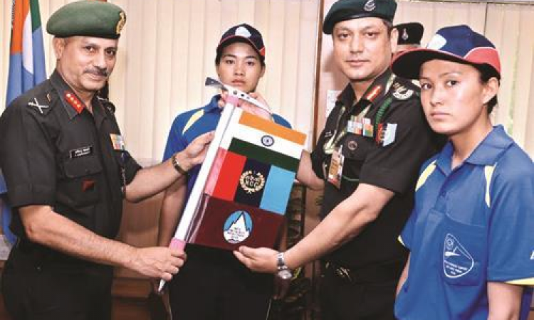 general a chakraborty leaves mountaineering team at mount dev-tibba