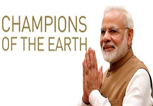 narendra modi's champions of the earth