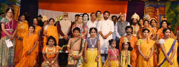 g. kishan reddy at the closing ceremony of shri vinayaka natyamandali surabhi theatre