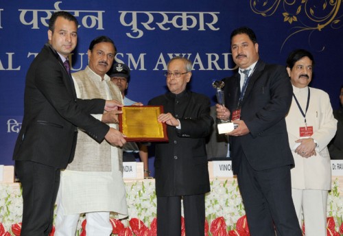 president pranab mukherjee, national tourism award