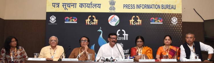 priyadarshan along with the jury members of feature and non-feature films at a press conference