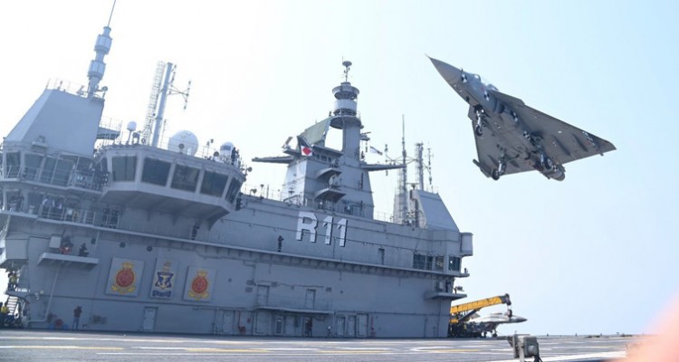 successful flight of indigenous fighter aircraft on board ins vikrant