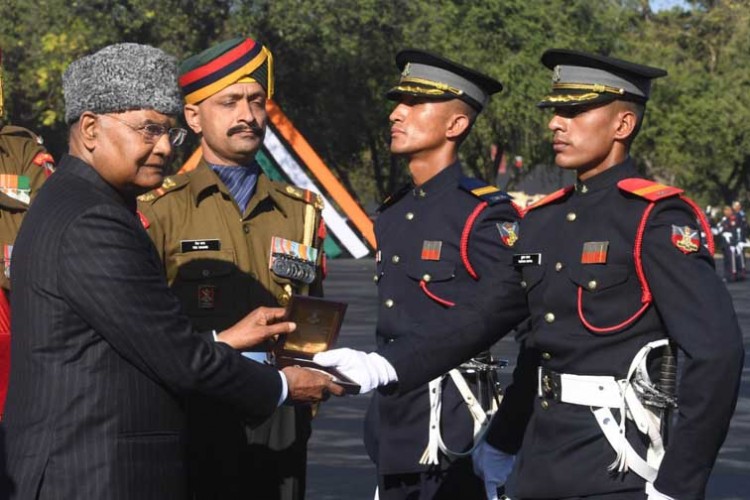 passing out parade of indian military academy in dehradun