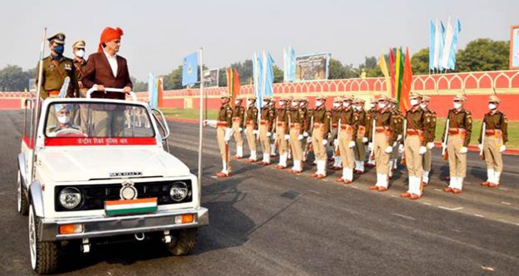 convocation parade of 52nd batch of crpf in gurugram