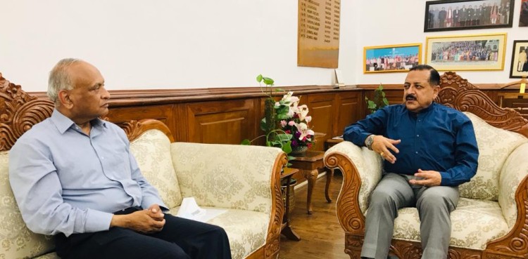 discussion of the lg of ladakh with minister of state for personnel jitendra singh