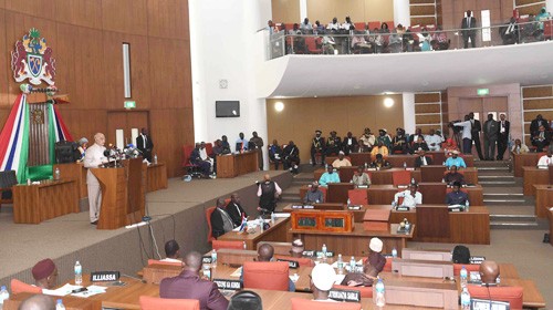 president's address in the national assembly of gambia
