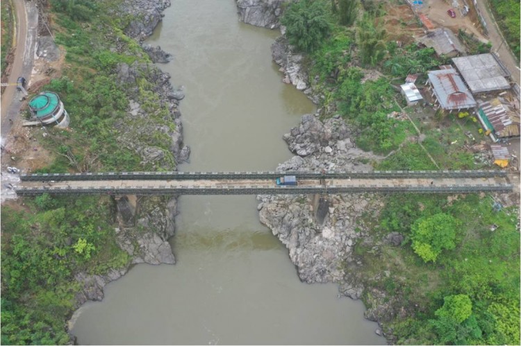 construction of daporijo bridge on subansiri river completed