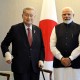 नरेंद्र मोदी से मिले जापान के पूर्व प्रधानमंत्री