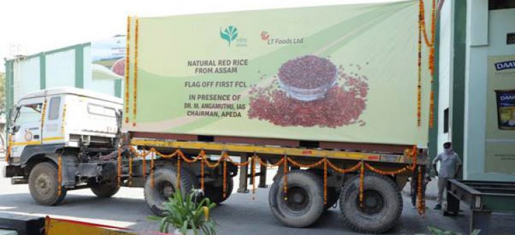 india sent good 'red rice' to america