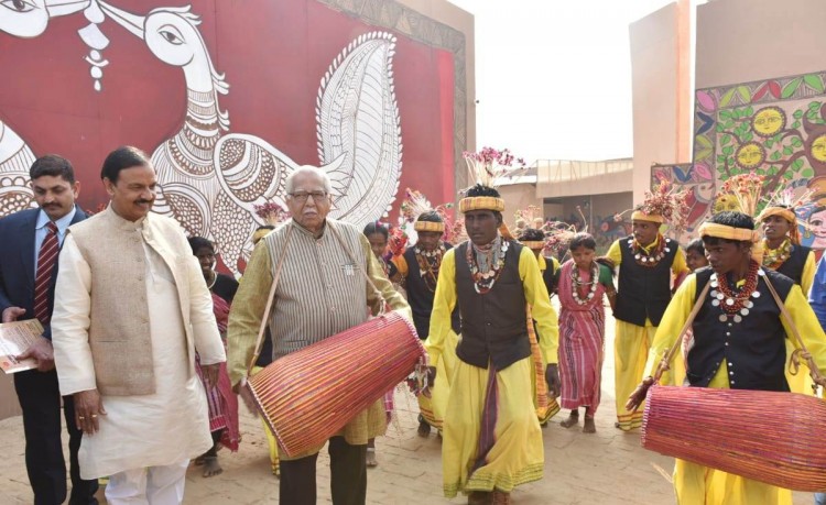 inauguration of kalagram in prayagraj kumbha