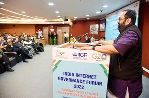 union minister of state for it spoke at the india internet governance forum