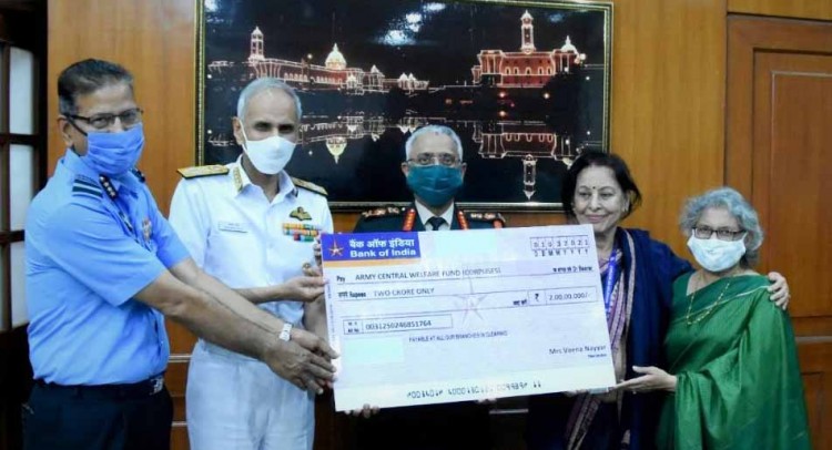 financial support to the families of the martyred soldiers