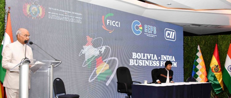 president's address in the indo-bolivian business forum