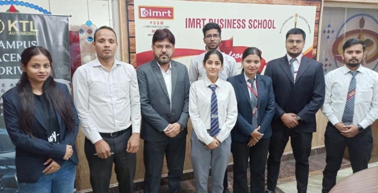 campus placement of meritorious students of institute of management imrt