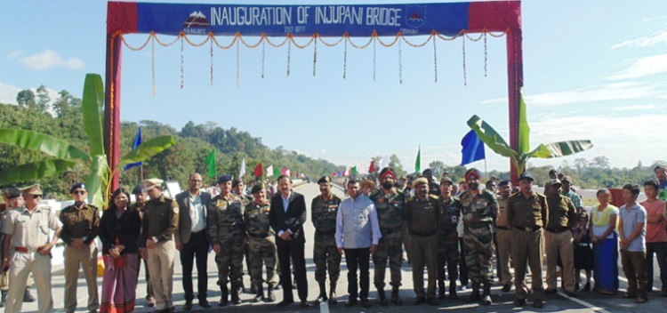 dr. subhash bhamre dedicated two bridges to the nation in eastern arunachal pradesh