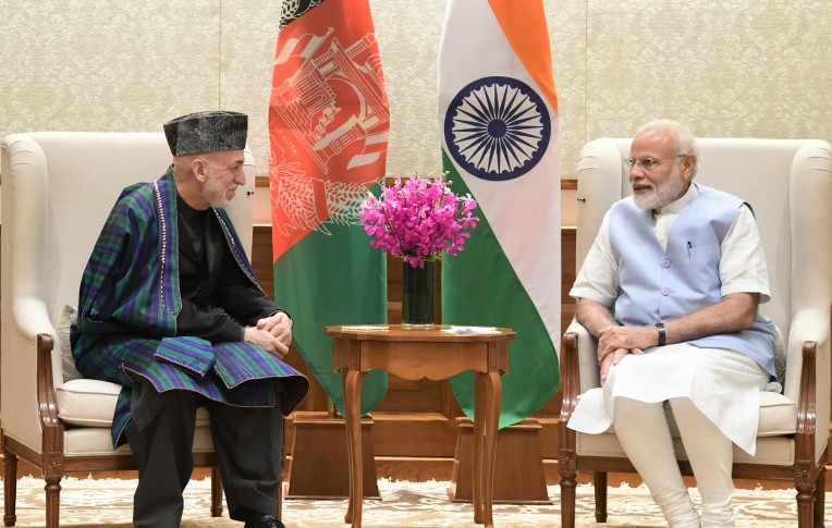 अफगान के पूर्व राष्ट्रपति मोदी से मिले