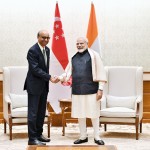 सिंगापुर के वरिष्ठ मंत्री मोदी से मिले