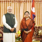 मोदी की नेपाल की राष्ट्रपति से भेंट