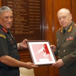 भारतीय सेनाध्यक्ष से मिले रूसी कर्नल