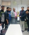 फुटबाल टूर्नामेंट में एलयू ने जीती ट्रॉफी