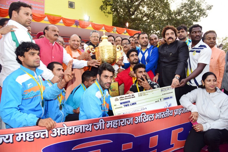 गोरखपुर में पुरुष कबड्डी प्रतियोगिता